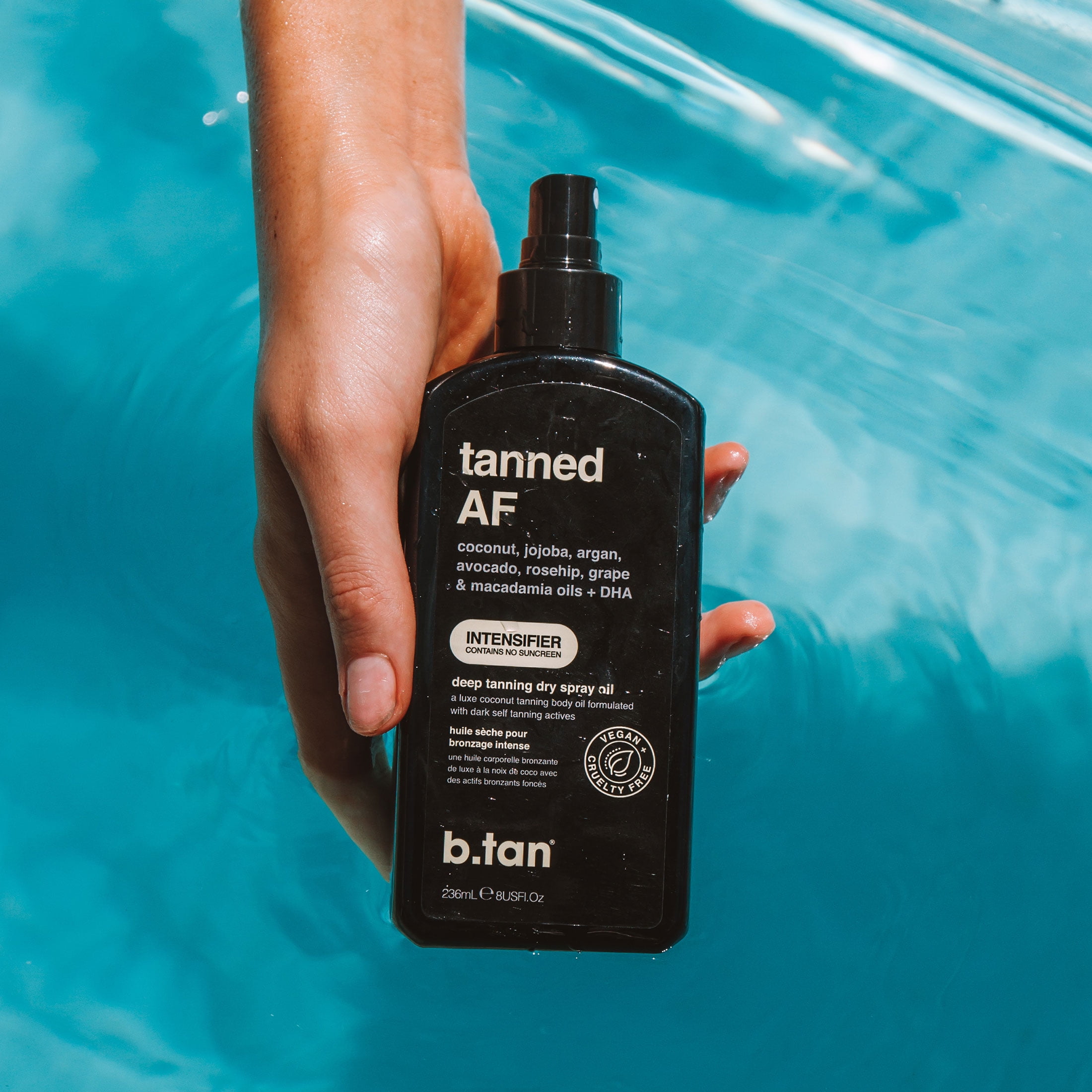 tanned AF tanning dry spray oil (8oz) tanned AF tanning dry spray oil (8oz)