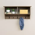 thumbnail image 4 of Prepac 36" Wide Hanging Entryway Shelf, Drifted Gray, 4 of 5