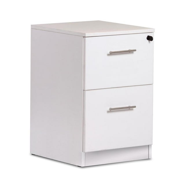 Unique Furniture 2drawer Engineered Wood File in White