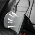 thumbnail image 4 of Gmogad Lumbar Pillows, Lumbar Support Pillows For Office Chair, Ergonomic Memory Foam Back Pillows For Car, Back Support For Office Chair, Car, Bed black, 4 of 9