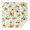 White Sunflower Green, variant on White Sunflower Pattern Square Tablecloth,Waterproof Square Table Cover,Wipeable Spillproof Washable Table Cover for Home Kitchen Party Decor 42"X42"(107x107cm)