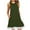 Z1-Army Green, variant on Otvok Womens Dresses,Women O Neck Casual Pockets Sleeveless Above Knee Dress Loose Party Dress