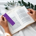 thumbnail image 5 of Kdxio Purple Glitter Print Metal Tassel Bookmarks,Perfect Gift for Art Lovers and Bookworms Metal Bookmarks for Women, 5 of 8