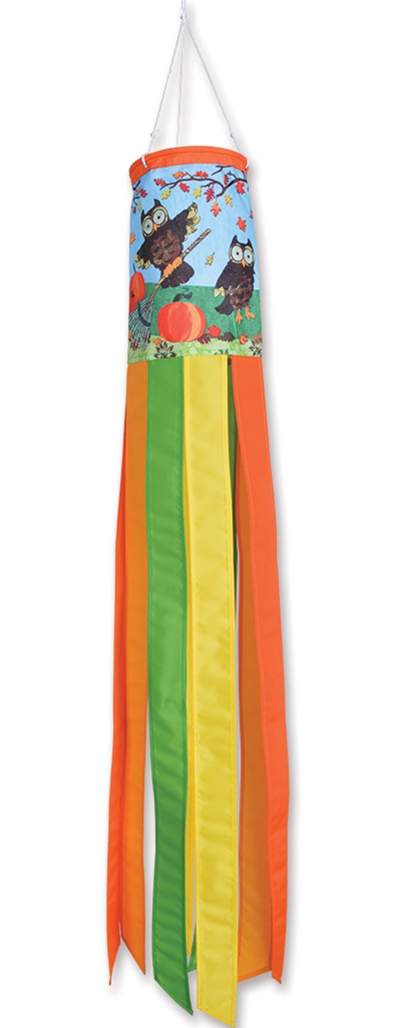 Autumn Owl Seasonal Windsock 6.5" x 45"