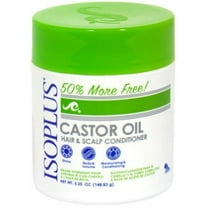 Isoplus Castor Oil Hair & Scalp Conditioner, 5.25 oz (Pack of 2)