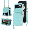 thumbnail image 1 of MYKOMI for Samsung Galaxy Z Flip 4 Case with Card Holder and Adjustable Strap, Stylish and Versatile Accessory, Heavy Duty Shockproof Case for Galaxy Z Flip 4, 1 of 6