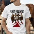 thumbnail image 2 of Howdy Halloween Cowboy Men T-Shirt, Sheriff Western Riders Spooky Tee, 2 of 6