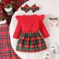 thumbnail image 4 of DEXIANG Baby Toddler Boys Girls Long Sleeve Christmas Cartoon Prints Rompers Fall Winter Jumpsuits Outfit Girl for Baby Girl Baby Girl Clothes Bundle Girls Clothes Size 8 Outfits 3 Month Baby Girl, 4 of 8