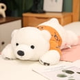 thumbnail image 3 of Oso Polar de peluche con ropa, almohada de Animal de peluche, cojín para dormir, muñecas de apaciguar para bebés, 58-110cm, 3 of 5
