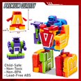thumbnail image 4 of Joyfy S.T.E.M. Alphabots Transforming Alphabet Letter Robots – Educational Toy Set for Kids, 26 PCS, Build 3 Giant Robots, 4 of 9
