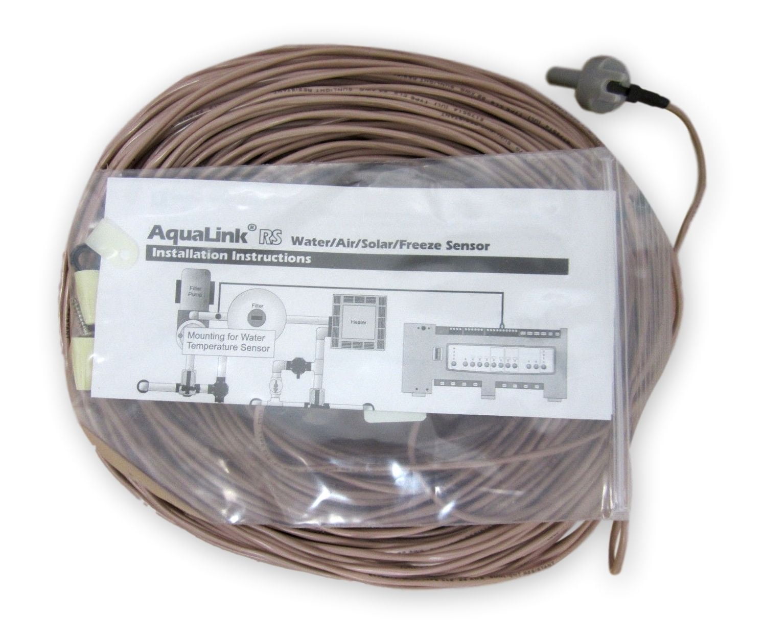 Jandy 7909 AquaLink RS Water Air Solar Temp Sensor W/ 300' Cable