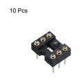 thumbnail image 3 of Uxcell DIP IC Chip Socket Adapter Round Pin 6P 2.54mm Pitch IC Socket for PCB Board Chip, 10 Pack, 3 of 7