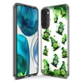 thumbnail image 3 of MUNDAZE Motorola Moto G Stylus 2021 Shockproof Clear Hybrid Protective Phone Case Gnomes Shamrock Lucky Green Clover St. Patrick Cover, 3 of 5