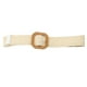 thumbnail image 2 of Guardurnaity Pajitas Cinturón de cintura Estilo simple Universal con hebilla multicolor Correa de estiramiento Accesorios Día de San Valentín Cinturones Cuadrado/Blanco Guardurnaity AP008964-05, 2 of 6