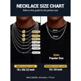 thumbnail image 5 of PROSTEEL Chain Neckalce for Men Women 3mm 24 inch Male Wheat Silver Chain Stainless Steel Jewelry Gift for Fathers Day Birthday Graduation for Husband Dad Son, 5 of 8