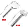 thumbnail image 2 of 8 Pieces Metal Toothpaste Squeezer, Tube Squeezer, Stainless Steel, Squeezer Tube Squeezer, Roller Tube Squeezer Toothpaste, Tube Squeezer for Bathroom, Tube Key Tool for Family Laundry Room Bathroom, 2 of 7