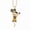 Orange, variant on Multi-Color Crystal Rhinestone Cute Mouse Rat Pendant Chain Women's Necklace New-Blue