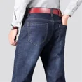 thumbnail image 4 of Pantalones vaqueros para hombre, ropa de trabajo, pantalones vaqueros masculinos, pantalones de moda 2024, alta calidad, originales, clásicos, rectos con bolsillos, nuevos, holgados, 4 of 5