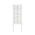 thumbnail image 2 of Contemporary Home Living Scalloped Jewelry Armoire with Drawers - 35.5" - White, 2 of 4