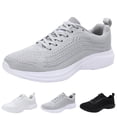 thumbnail image 6 of Running Shoes for Men 𝖫a𝖼e Up Knit Walking Tennis Sneakers Lightweight Breathable Casual Sport Shoes Soft Sole Mesh Workout Shoes Non-S𝗅ip Res𝗂st𝖺𝗇𝗍 Athlet𝗂c Shoes, 6 of 9
