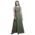 thumbnail image 1 of Bimba Ikat Robe Longue Décontractée Sans Manches à Col Rond pour Femmes, Imprimée - X-Grand, 1 of 6