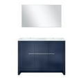 thumbnail image 3 of Sandpoint 48 in W x 20 in D Navy Blue Double Bath Vanity, Cultured Marble Top and 43 in Mirror, 3 of 9