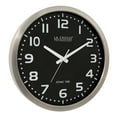 thumbnail image 3 of La Crosse Technology WT-3161BK 16-inch Stainless Steel Atomic Clock with Black Dial, 3 of 6