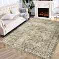thumbnail image 4 of TROPOW Washable Area Rugs 9x12 Large Rug Boho Non Slip Rugs Low-Pile Floor Carpet Distressed Printed Doormat Soft Area Rug for Living Room Dinning Room Bedroom Nursery Carpet, 4 of 7