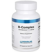 Douglas Laboratories B-Complex w/ Metafolin | Comprehensive B Supplement to Support Blood Cells, Hormones, and Nervous System* | 60 Capsules