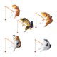 thumbnail image 3 of Mini gatos para decorar el interior del coche, divertidos adornos para la oficina, estantería y escritorio. estilo C, 3 of 9