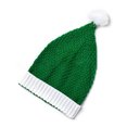 thumbnail image 3 of Clearance! Fdelink Beanie Hat Christmas Hat Christmas Knitted Hat Hats Adults Christmas Slouchy Hats Santa Hat Bulk Santa Knit Crochet Cap Green, 3 of 3