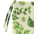 thumbnail image 5 of Jordan Manufacturing 16" x 16" Natik Aloe Green Leaves Square Outdoor Chair Pad Seat Cushion with Ties, 5 of 9