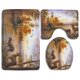 thumbnail image 1 of Juego de alfombras de baño ABPHQTO venado lago 3 piezas, 1 of 2