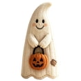 thumbnail image 2 of Halloween Figurine Ghost Statue Fall Tabletop Decor for Home Holiday Party Indoor Display, 2 of 6