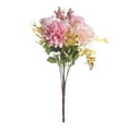 thumbnail image 6 of Limei Artificial Fake Flowers with Vase Silk Artificial Roses Wedding Flowers Bouquets Home Office Party Meeting Room Decoration, 6 of 7