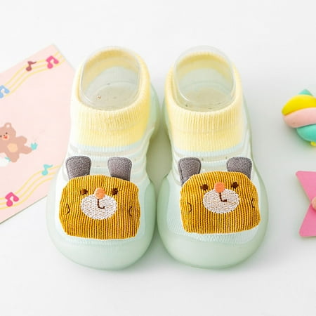 

ãYilirongyummã Baby Shoes Summer And Autumn Comfortable Toddler Shoes Cute Bear Pattern Children Mesh Breathable Floor