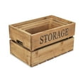 thumbnail image 4 of Cheungs Home Decor Set Of 4 Wooden Storage Crates, 4 of 4