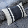 thumbnail image 3 of 8 Piece Jacquard Comforter Set-Color:Navy,Size:Cal King, 3 of 7