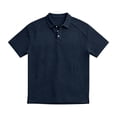thumbnail image 5 of KeShDi Men's Shirts Polo Shirts Men's Colorblock Short Sleeve Shirt In Breathable Fabric with Classic Collar Navy 2X, 5 of 7