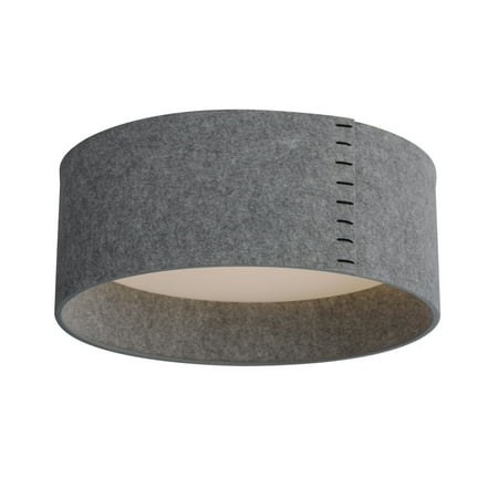 

Maxim 10222 Prime 20 Wide Led Flush Mount Drum Ceiling Fixture - Grey