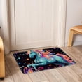 thumbnail image 6 of Unicorn Machine Washable Non-Slip Polyester Indoor Floor Rug and Chair Mats, 6 of 6