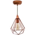thumbnail image 1 of Lampara Colgante Vintage Luz Ideal Rubí Cobre, 1 of 5