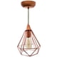 thumbnail image 1 of Lampara Colgante Vintage Luz Ideal Rubí Cobre, 1 of 5