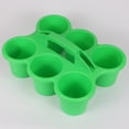 thumbnail image 4 of Guardoinrt 6piece Classroom Organizer With Handle Portable Storage Basket Stackable Holder Plastic Drink Cup Holder PP Saving Space type+2, 4 of 6