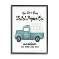 thumbnail image 2 of Stupell Industries Royal Flush Toilet Paper Co. Blue Farmhouse Truck, 16 x 20, Design by Lettered and Lined, 2 of 5