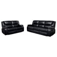 thumbnail image 3 of Camila 2-piece Upholstered Motion Reclining Sofa Set Black, 3 of 16