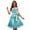 #0340-Mint Green, variant on Women's Dirndl Dresses Oktoberfest Style Short Sleeve Floral Embroidered Dresses Festival Party Style Lightweight Breathable With Bow Belt Dresses Gift