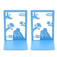 thumbnail image 1 of Book Ends Creative Tree Silhouettes Metal Book Holders Decorative Heavy Duty DVD Albums Storage, 1 of 6