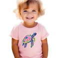thumbnail image 2 of Trendy Turtle Shirt for Women, Teens & Kids Summer Sea Turtle T-Shirt Pink Shirt 4T, 2 of 5