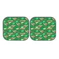 thumbnail image 7 of Haiem Leopard Print Car Windshield Sun Shade (2 Pieces) Foldable Windshield Sun Shade Car Accessories for Truck SUV Pickup-Small, 7 of 7
